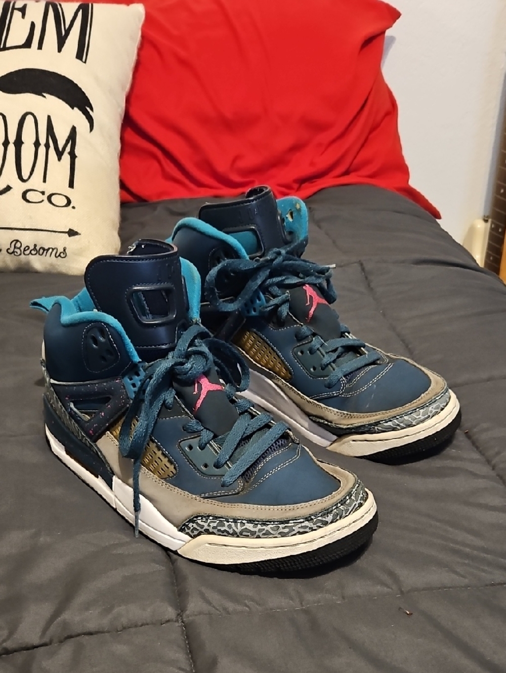 Jordan Spizike Space Blue Sneakers Size 12